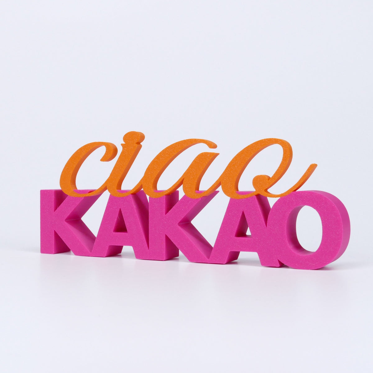 ciao KAKAO Schriftzug Deko 3D Aufsteller - Wiens3d