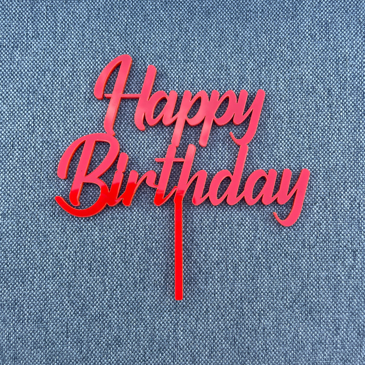 Happy Birthday | Cake Topper | Tortenstecker | viele Farben - Wiens3d