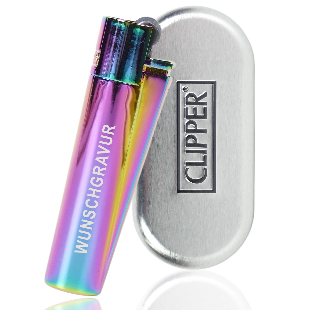 Clipper Personalisiert Rainbow - Wiens3d