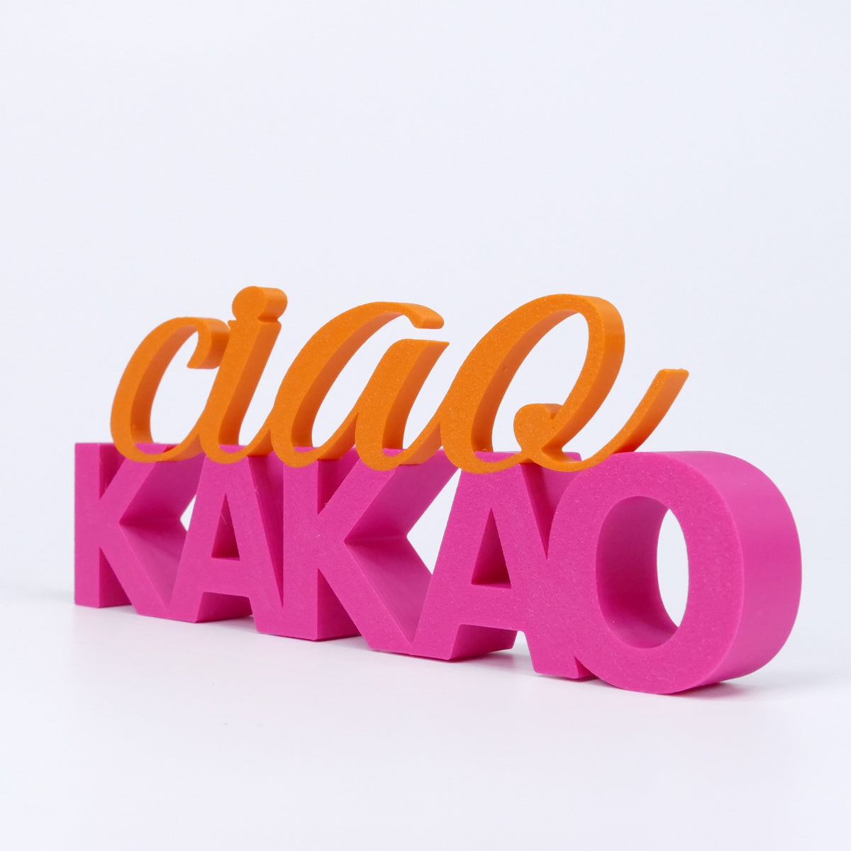 ciao KAKAO Schriftzug Deko 3D Aufsteller - Wiens3d