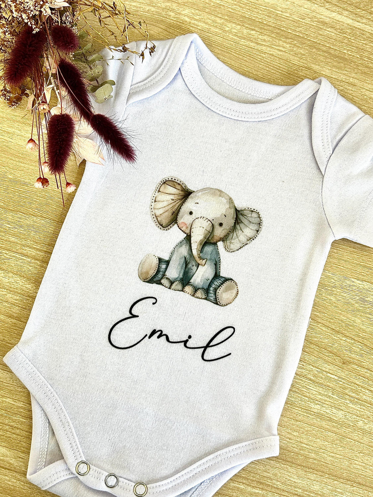 Body Kurzarm Personalisiert mit vielen Motiven Mädchen Junge | Geschenk zur Geburt | Babyparty | 0008