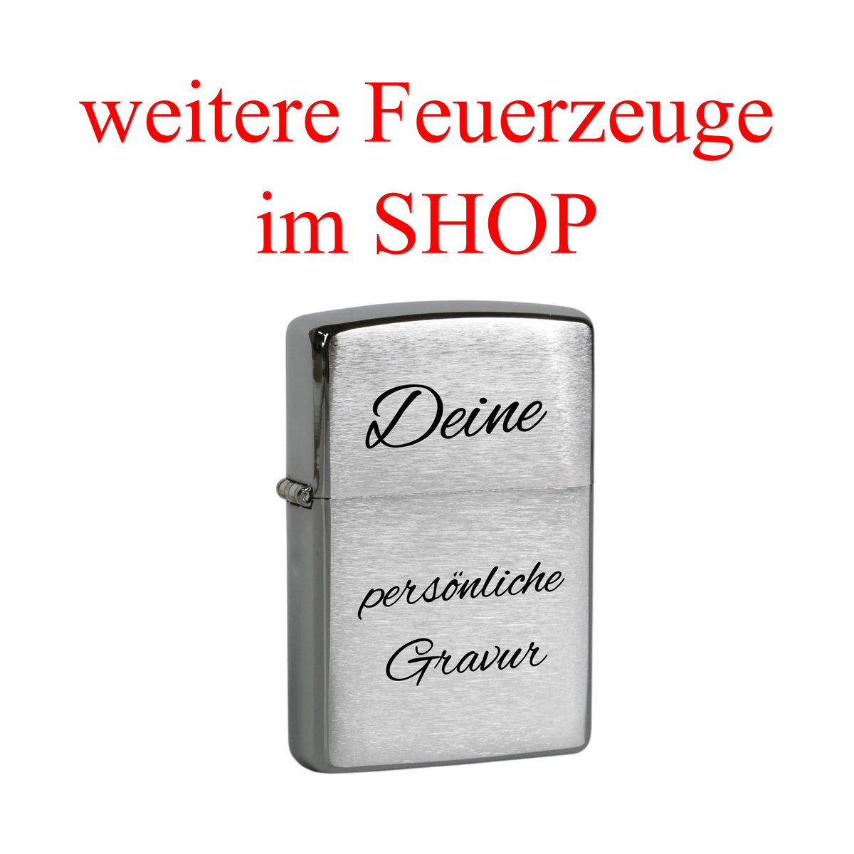Zippo® Feuerzeug Personalisiert mit Initialien - Wiens3d